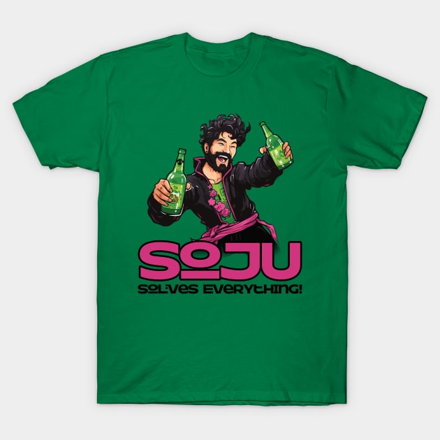 Soju Solves Everything T-Shirt by Mattk270